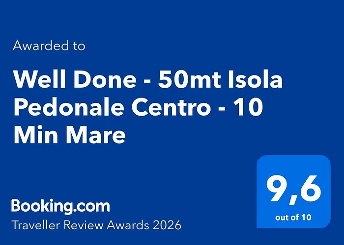 아파트 Well Done - 50mt Isola Pedonale Centro - 10 Min Mare *